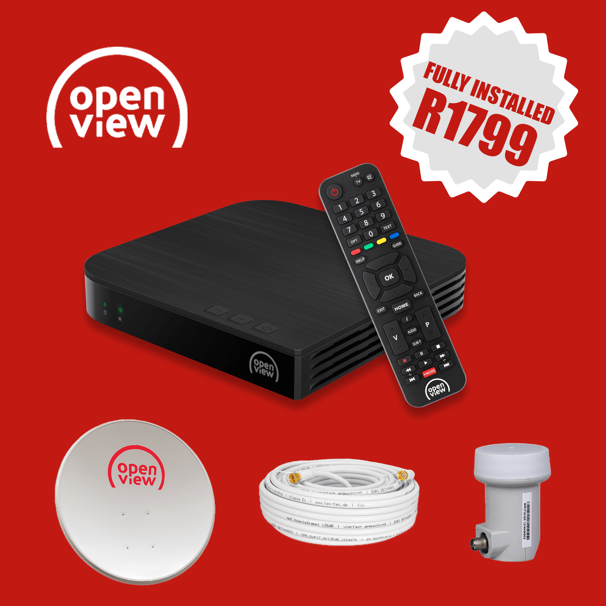 OpenView Single Decoder fully installed special